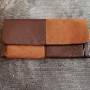 HOBO Wonder Wallet Brown Leather